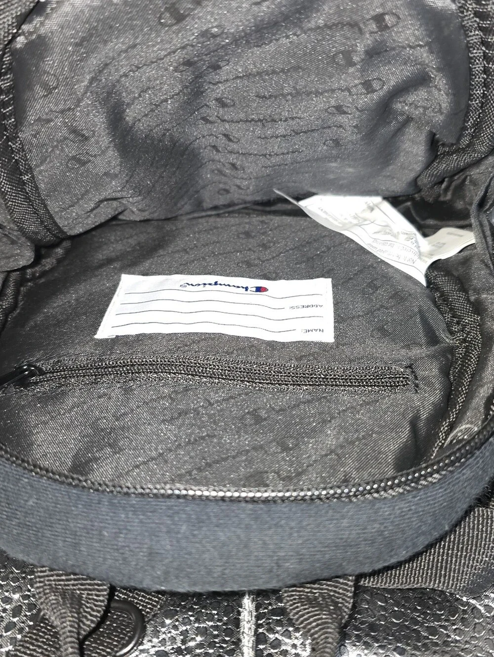 Champion Adult Mini Convertible Backpack Shoulder Bag, Black